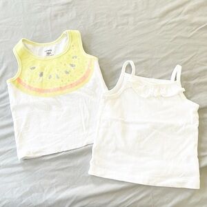 Carter’s baby girls tank tops
